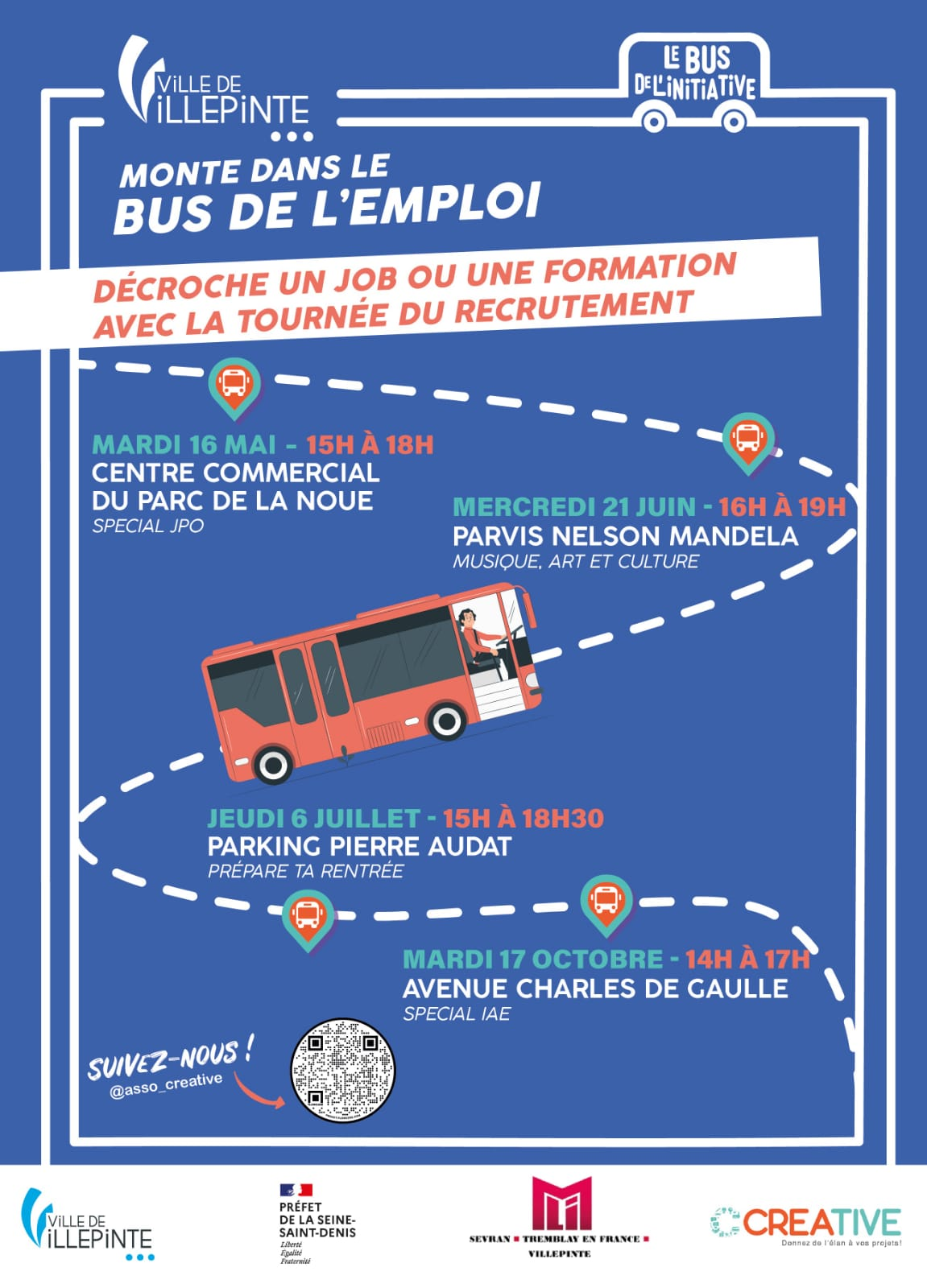 Le Bus de l’emploi - Mercredi 21 mai 2023
